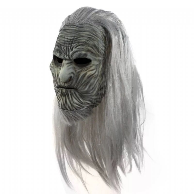 Game Of Thrones 8 The White Walkers Cosplay Maska Scary Night King Zombie Latexové Masky Kostýmové Kostýmy Na Halloweensku Párty