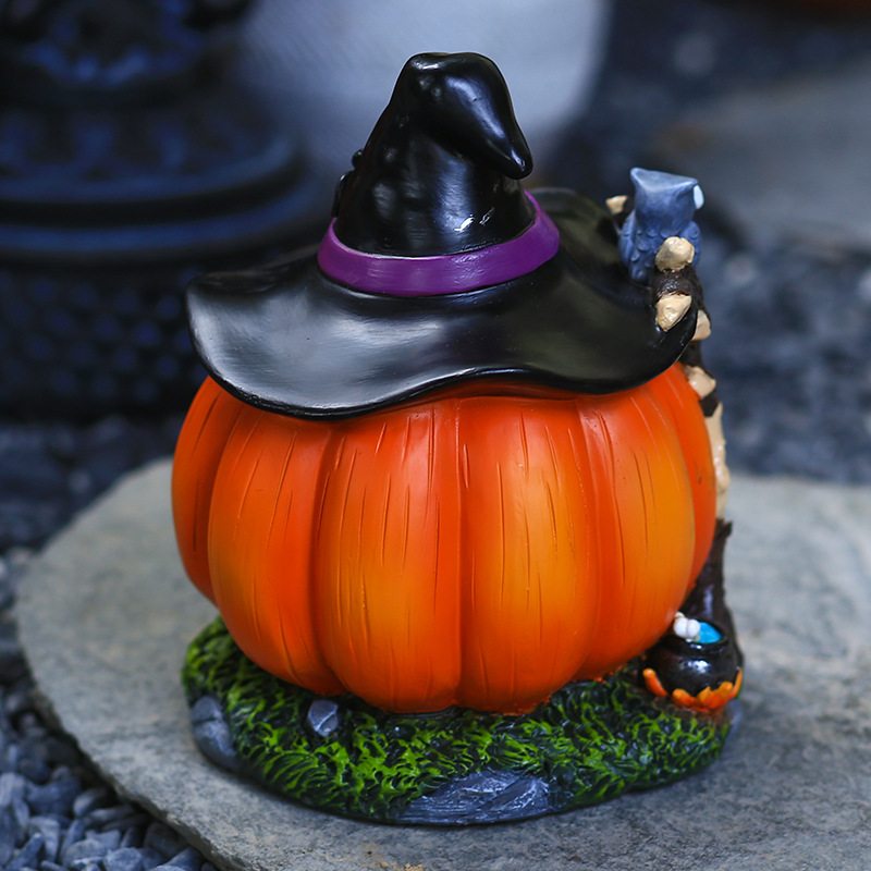 Halloween Čarodejnice Tekvica Dekorácie Domu Ozdoby Svetelná Živica Remeslá Darčeky Na Sviatky
