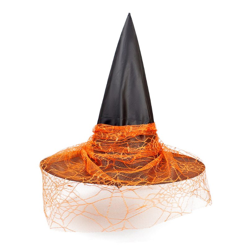 Halloweenske Dekorácie Rekvizity Čarodejnica Klobúk Dospelé Deti Cosplay Zdobiť Čelenku