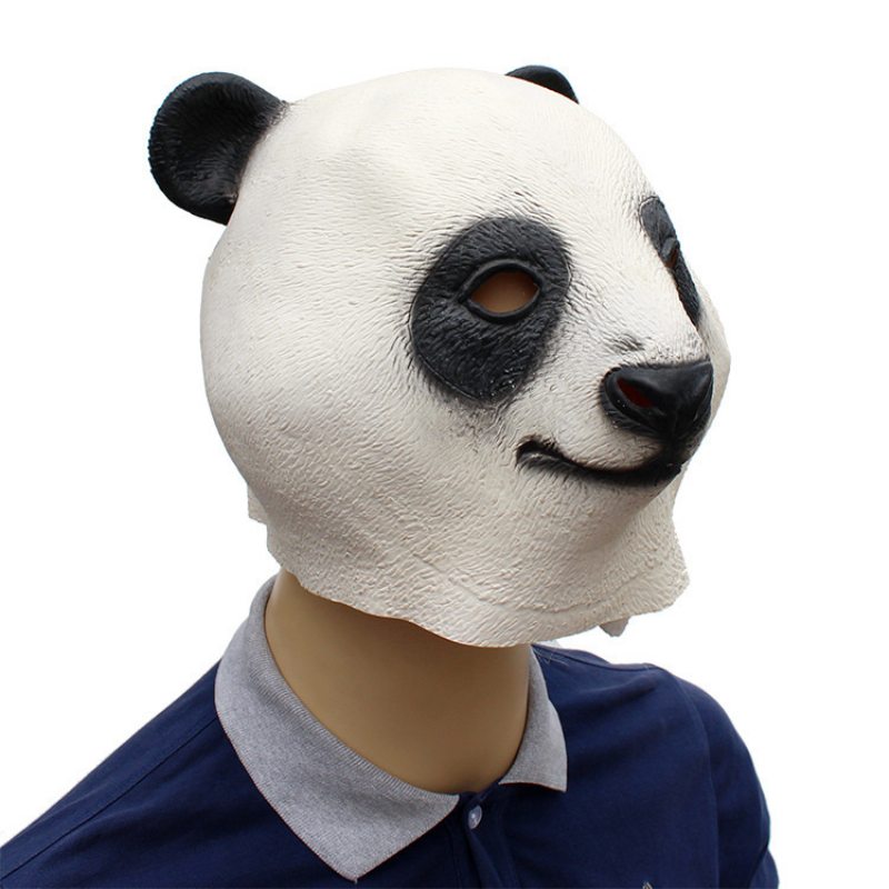 Halloweenske Nové Sviatočné Párty Potreby Aanimal Latexová Maska Giant Panda 37*32*27