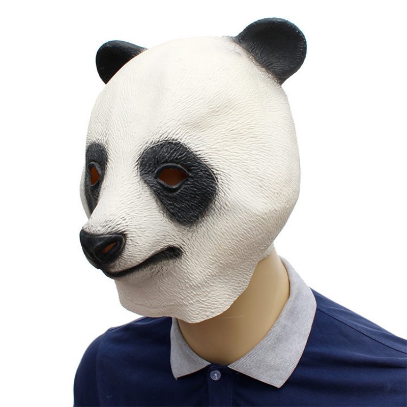 Halloweenske Nové Sviatočné Párty Potreby Aanimal Latexová Maska Giant Panda 37*32*27