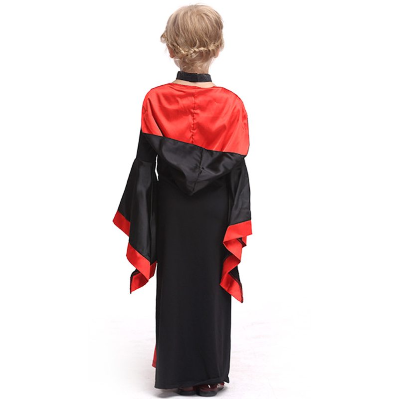 Halloweenske Šaty Detský Dlhý Oblek Na Slávnostné Predstavenie Kvalitné Výkonné Oblečenie Odolné Voči Opotrebovaniu Deň Svätých