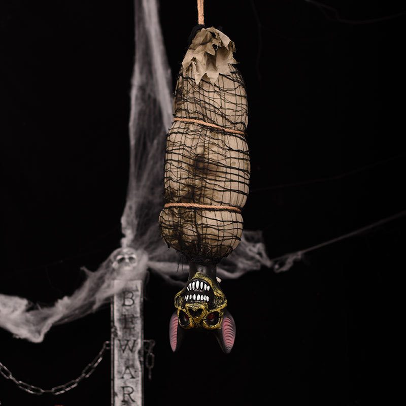 Halloweensky Festival Duchov Hororová Dekorácia Veľký Závesný Bar Strašidelný Dom Escape Room Dekorácie Rekvizity Desivé Ovládanie Hlasom Visiaci Duch
