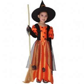 Halloweensky Kostým Detský Princezná Čarodejnica Cosplay Maškarný Čarodejnice