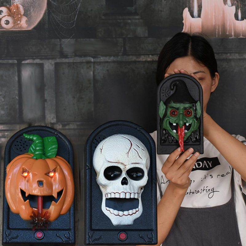 Hračky Červov Hororové Zvončeky Skeleton Duchov Celá Kostra Červa Ghost House Party Potreby Žiariace Tekvice Halloweenska Dekorácia