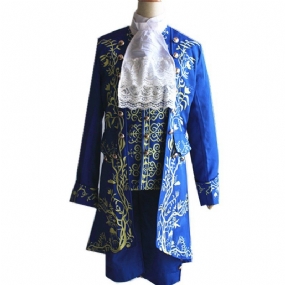 Kráska A Zviera Kostým Pre Mužov Modrý Film Oblek Na Hranie Rolí Beast Princ Oblečenie Do Obleku Miesto