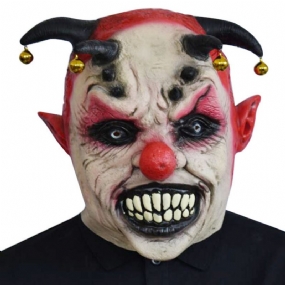 Nová Maska Klauna Horror Bells Halloween Latex Cirkus Klaun Pokrývka Hlavy Vtipná Párty Rekvizity Karneval