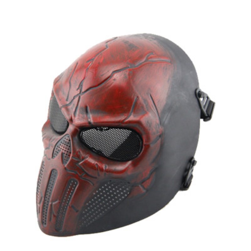 Punisher Scary Skull Mask Ochranná Maska Na Uši Real Man Field Protection