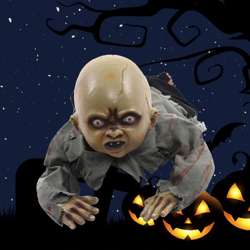 Strašidelná Halloweenska Dekorácia Do Baru Rekvizita S Ozdobným Rekvizitom Pre Bábätko So Zvukovým Dotykovým Senzorom