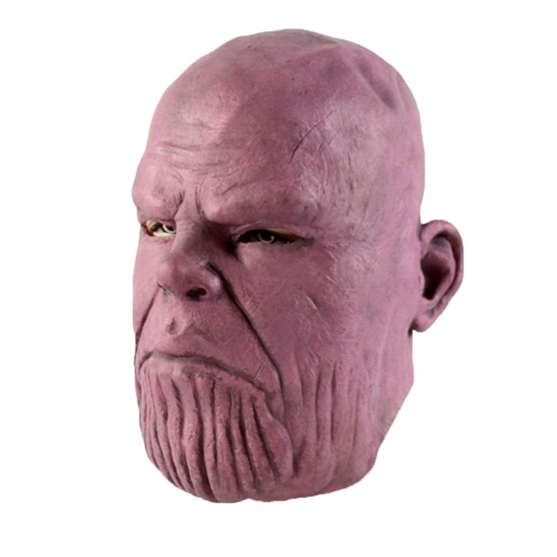 Thanos Latex Mask Stage Performance Hood Cosplay Tool Superhrdina