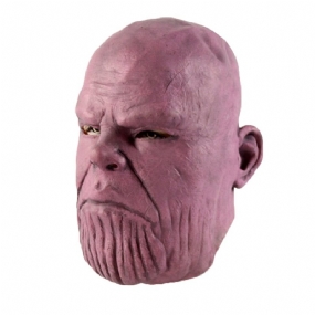 Thanos Latex Mask Stage Performance Hood Cosplay Tool Superhrdina