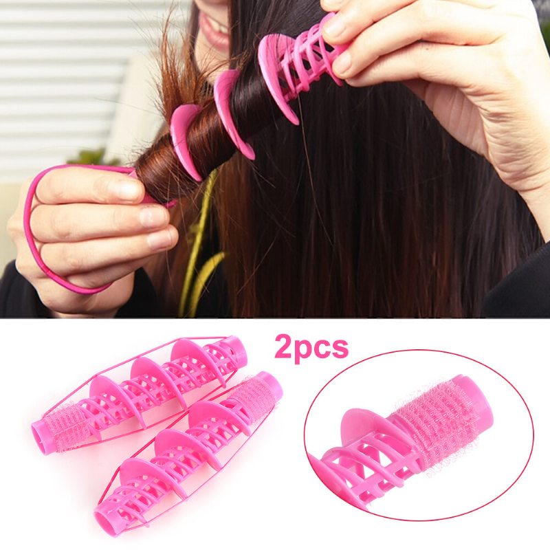 2ks Pomôcky Na Úpravu Vlasov Starostlivosť O Vlasy Natural Big Wave Curls Rollers Curlers Curling Styling Tool Pre Dievčatá Dámska Špirálová Kulma