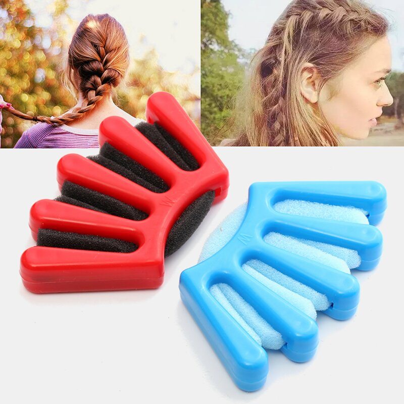 3 Farby Dizajn Piatich Prstov Nástroj Na Zapletanie Vlasov Lady Hair Cop Tool Na Úpravu Twist Braider Príslušenstvo Pre Domácich Majstrov