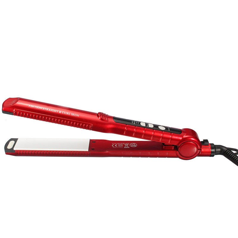 Kemei 3v1 Žehlička Na Vlasy Na Hot Iron Curling Ceramic Wave Tool