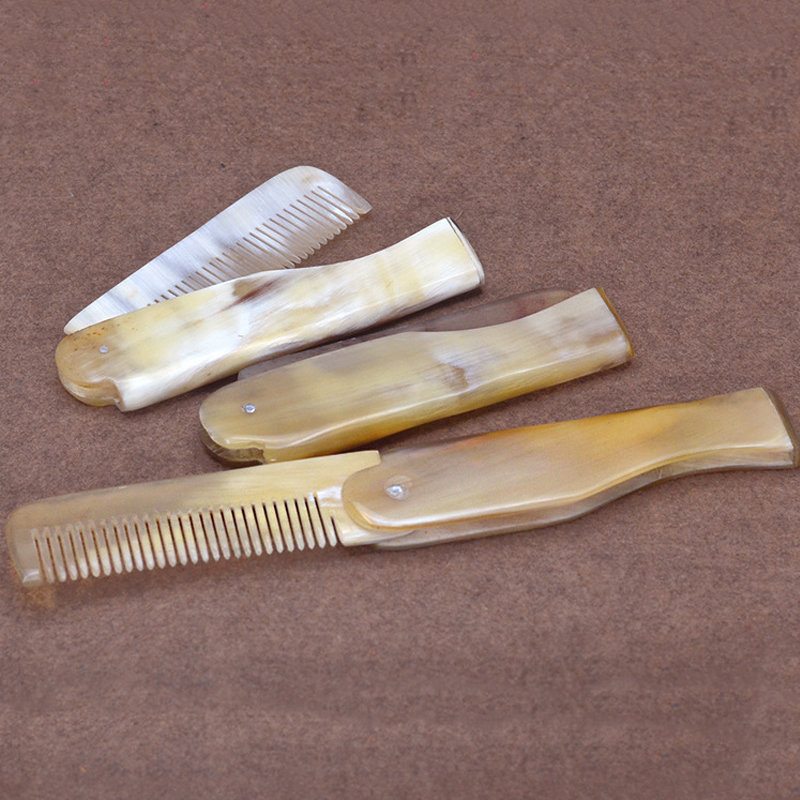 Oxhorn Comb Skladacia Kefa Na Vlasy Jemná Masáž Zubov Antistatická Prenosná Darčeková Cestovka