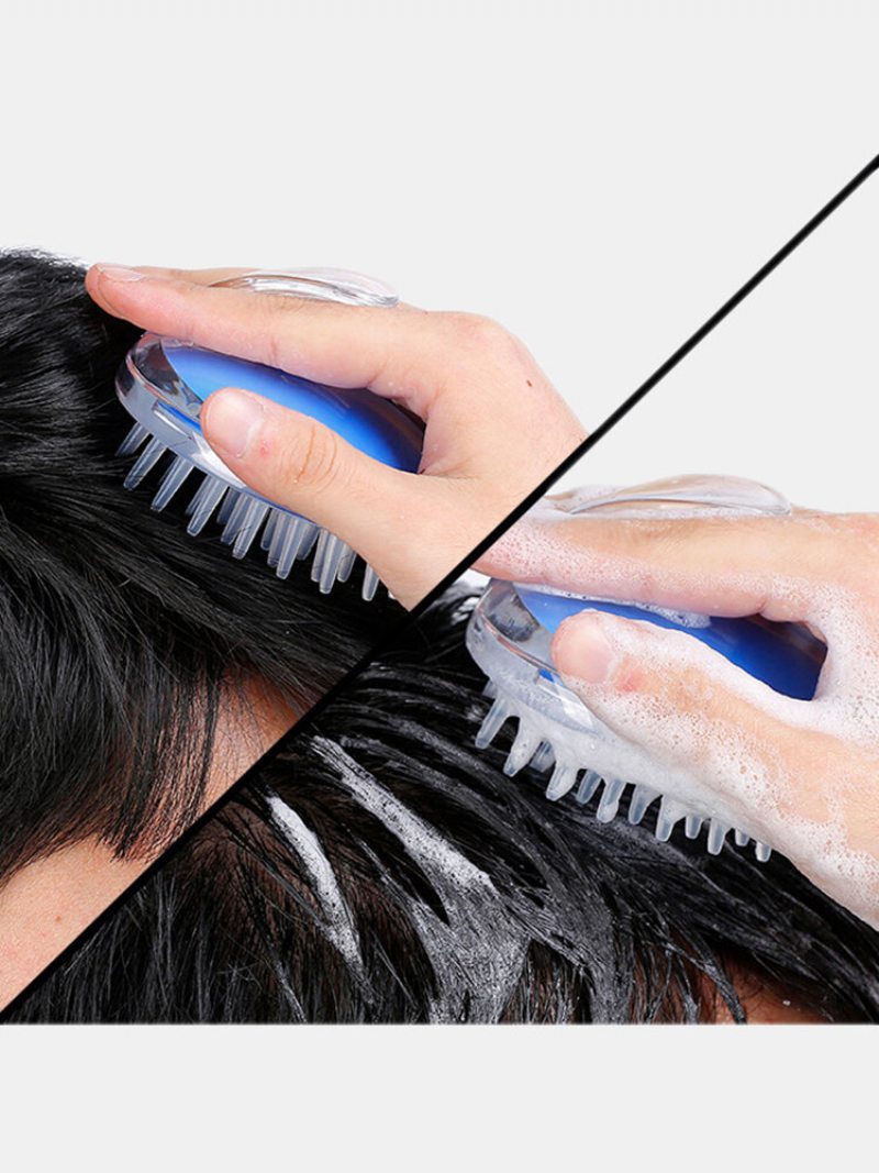 Ručné Kúpeľňové Kefy Na Masáž Vlasovej Pokožky Mini Head Meridian Massage