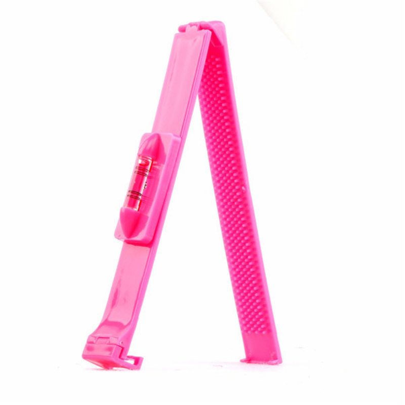 Vlasové Pravítko Roztomilý Zastrihávač Fringe Cut Tool Clipper Comb Guide Ružová Modrá