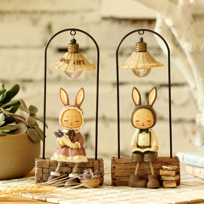 Creative Jenny Rabbit Toy Night Light Dekoračná Stolová Lampa Darčeky K Narodeninám Pre Deti Dievčatá Chlapci