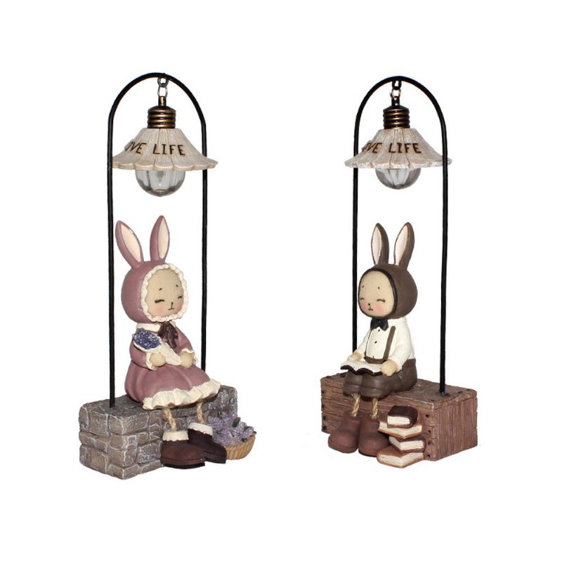 Creative Jenny Rabbit Toy Night Light Dekoračná Stolová Lampa Darčeky K Narodeninám Pre Deti Dievčatá Chlapci