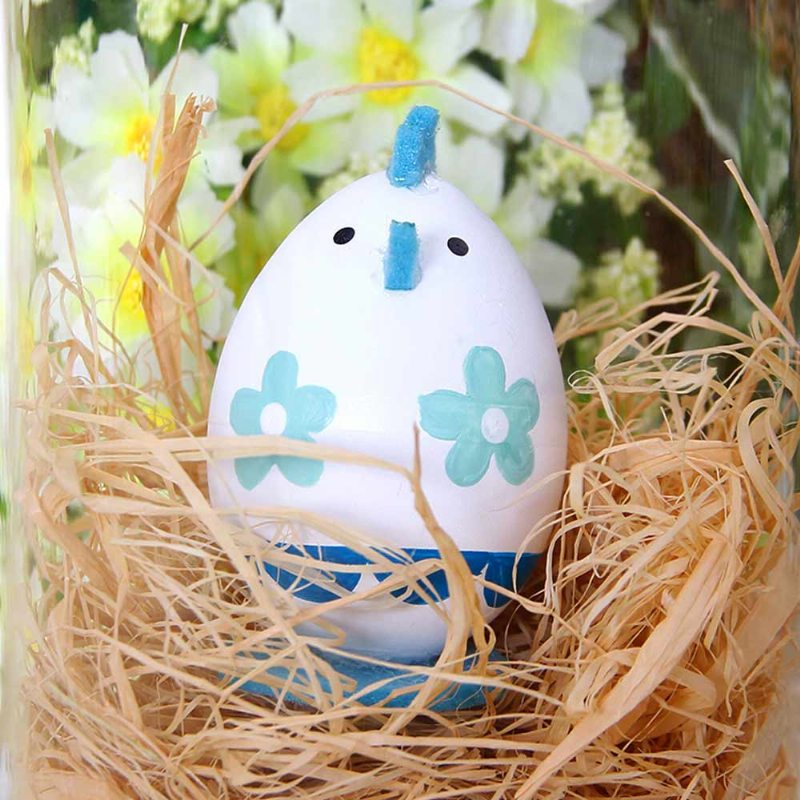 Krásne Veľkonočné Vajíčka Maľované Králičie Plastové S Jemnými Vlastnosťami Stabilná Základňa Roztomilý Chvostík Darčeky Pre Deti