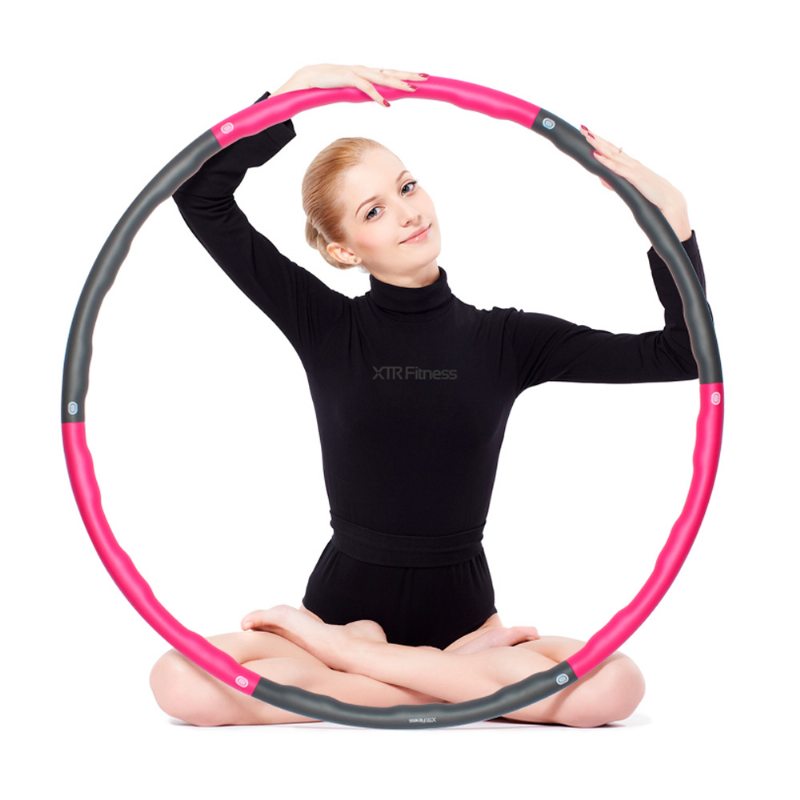 Odnímateľná Flexibilná Pp Cvičebná Obruč So Záťažou Hula Ring Pre Deti A Dospelých
