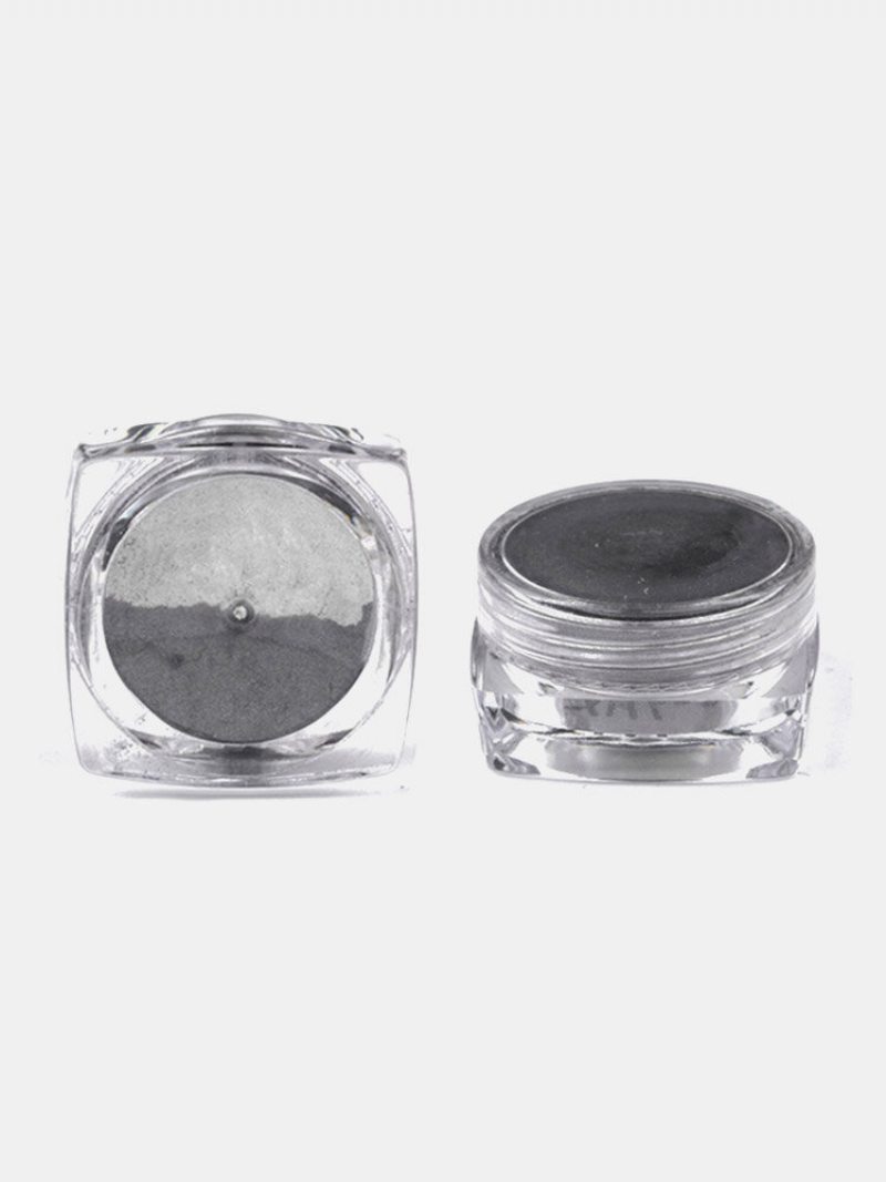 1g Magic Mirror Black Nail Glitter Powder Hladké Nechty Umenie Chróm Pigment Dust Manikúra Diy Decorati