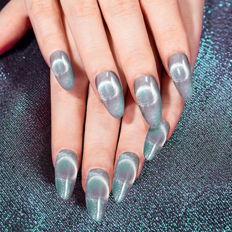 5 Ml 9d Crystal Cat Eye Gel Nail Art Design Lak Namáčací Gél Uv Led Lampou Vytvrdzovaný Lak Na Nechty