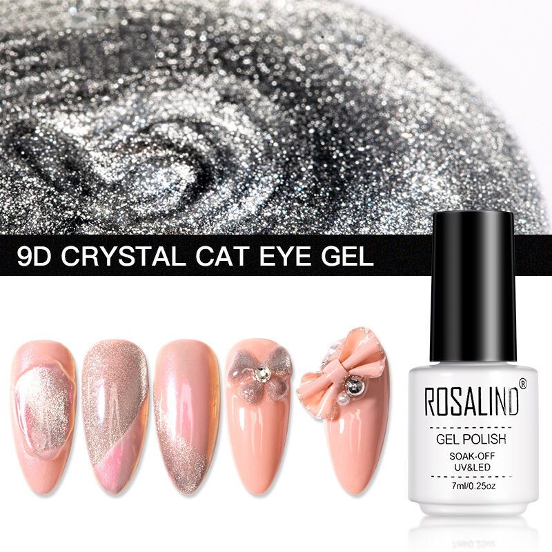 9d Crystal Cat Eye Gel 7ml Lak Na Nechty Všetko Na Manikúru Semipermanentný Gél S Vypnutou Uv Lampou Need Magnetic Stick