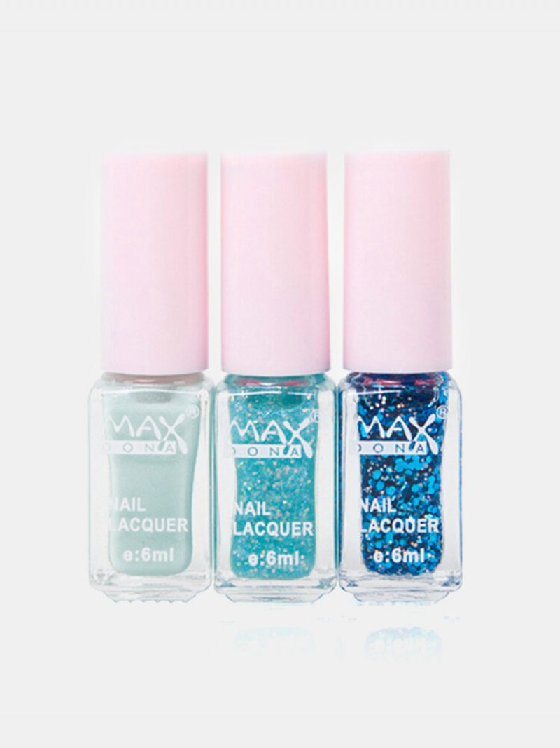 Maxdona 3 Colors/set Lak Na Nechty Gradient Color Cocktail Magic Nails Gel