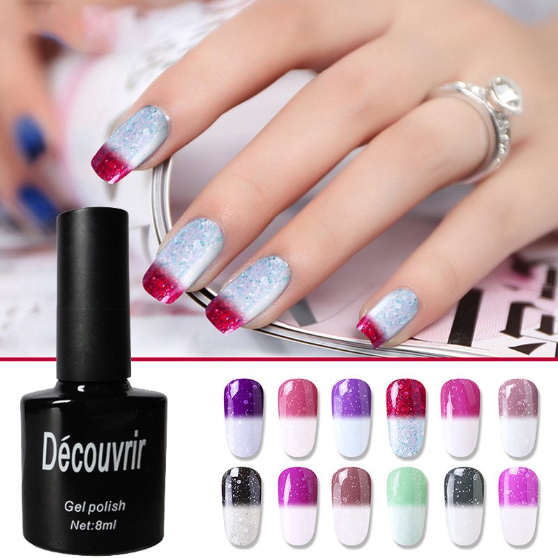 Termálny Uv Gél Nail Art Mood Color Changing Polish Lak 10ml