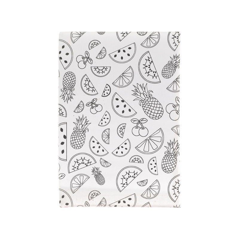 Detská Omaľovánka So Záložkou Horizontálny Poznámkový Blok Creative Fruit Diy Cover Notebook