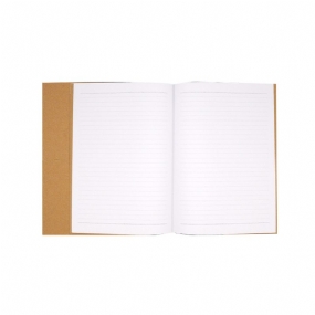 Simple Kraft Cover Cvičebnica Pre Študentov Čmáranica Nenatieraný Bezdrevný Papier 40 A 60 Strán A5 A B5 Notebook