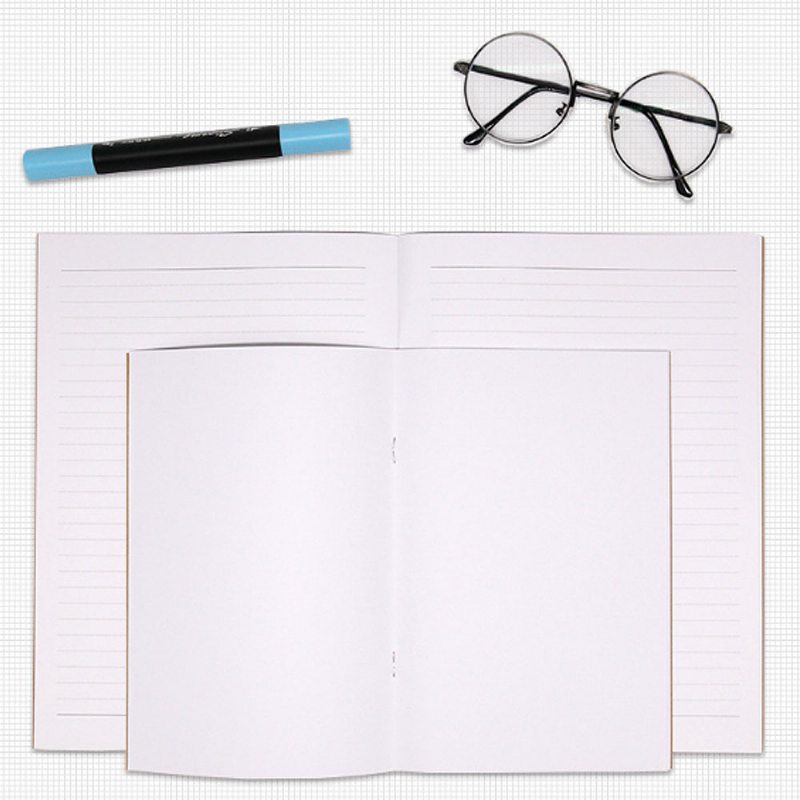 Simple Kraft Cover Cvičebnica Pre Študentov Čmáranica Nenatieraný Bezdrevný Papier 40 A 60 Strán A5 A B5 Notebook