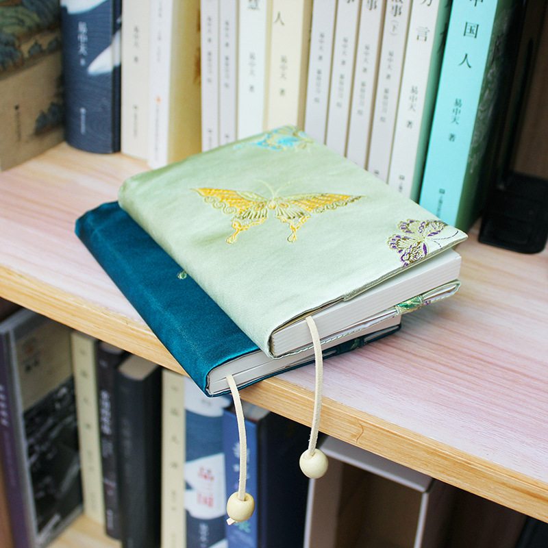 Vintage Butterfly Handmade Látkový Obal Na Knihu Na Notebook Hand Account A5a6 Nastaviteľný Na