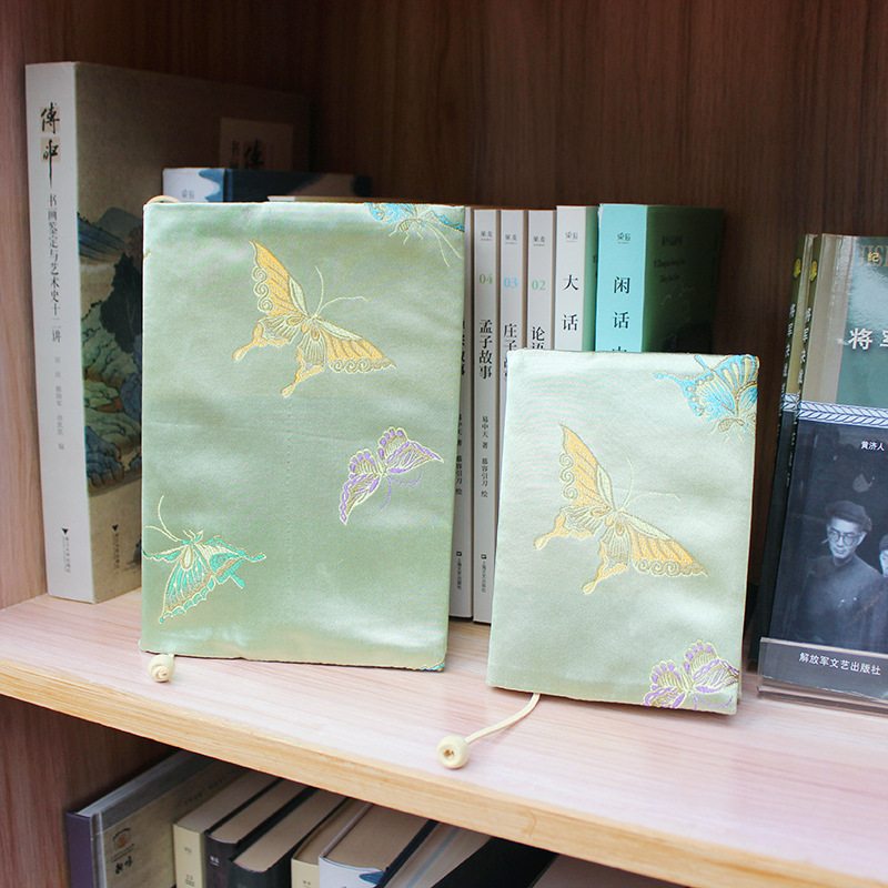 Vintage Butterfly Handmade Látkový Obal Na Knihu Na Notebook Hand Account A5a6 Nastaviteľný Na