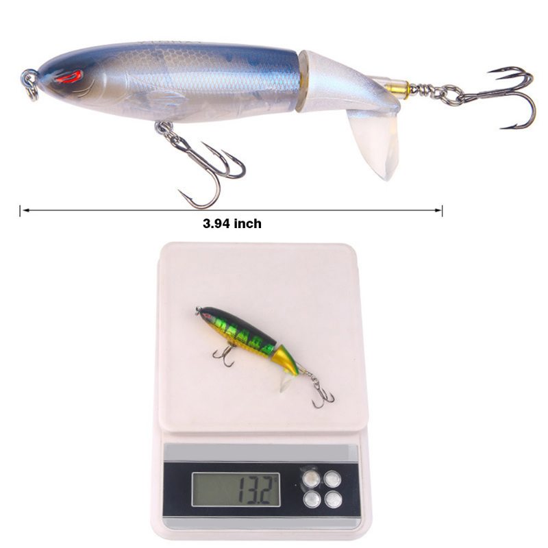 Mock Fish Model Pevná Návnada S Návnadou S Vrtuľou Jemná Rybárska Kľuka Jigging Bass