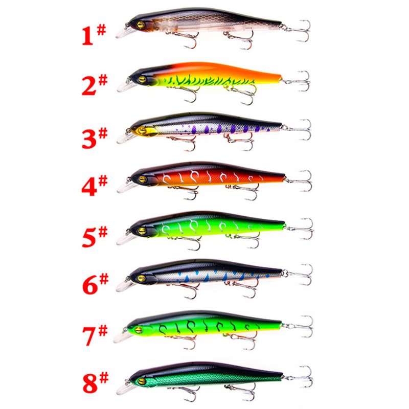 Umelé Rybárske Návnady Návnada S Magnetickým Závažím Jemný Model Rýb Minnow Crank Bait Bass