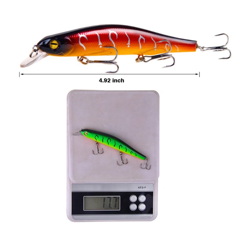 Umelé Rybárske Návnady Návnada S Magnetickým Závažím Jemný Model Rýb Minnow Crank Bait Bass