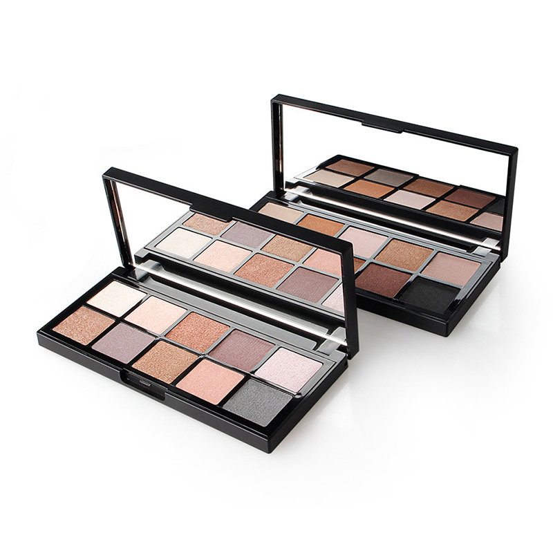 10 Farieb Smoky Eye Shadow Palette Trblietavé Farby Paleta Očných Tieňov S Dlhou Životnosťou