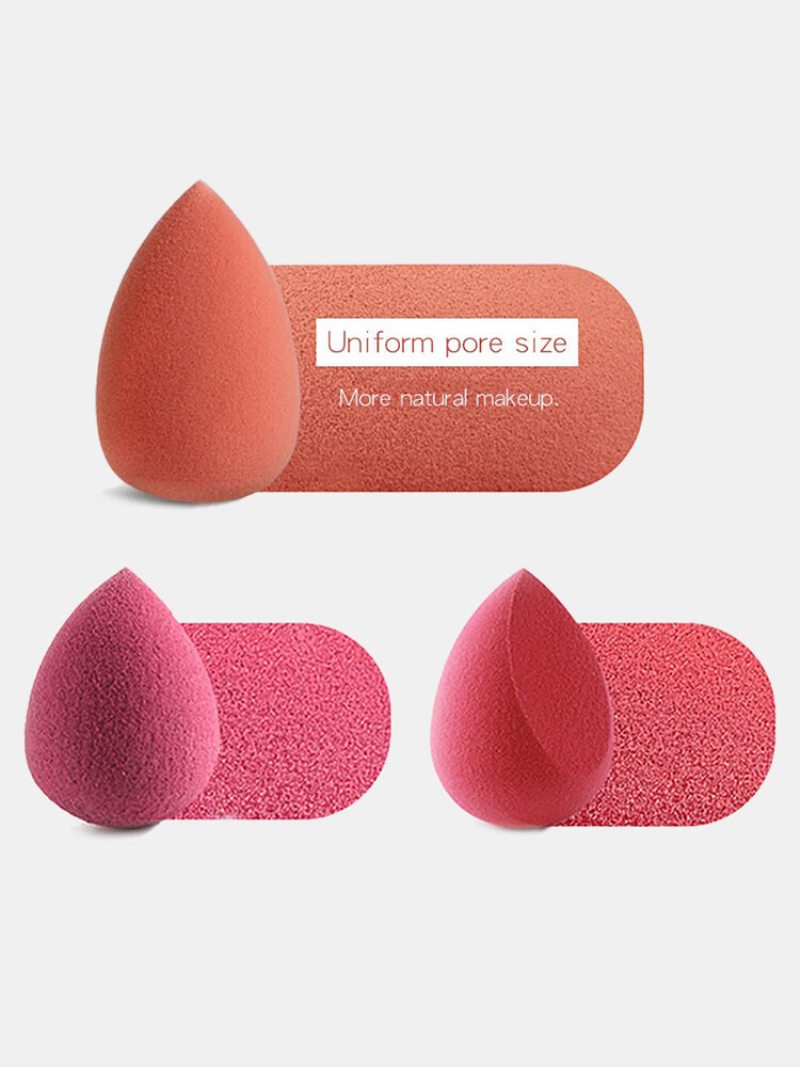 10 Ks Mini Make-up Puff Mokré-suché Dvojúčelové Tekvicové Vankúšiky Sponge Beauty Eggs