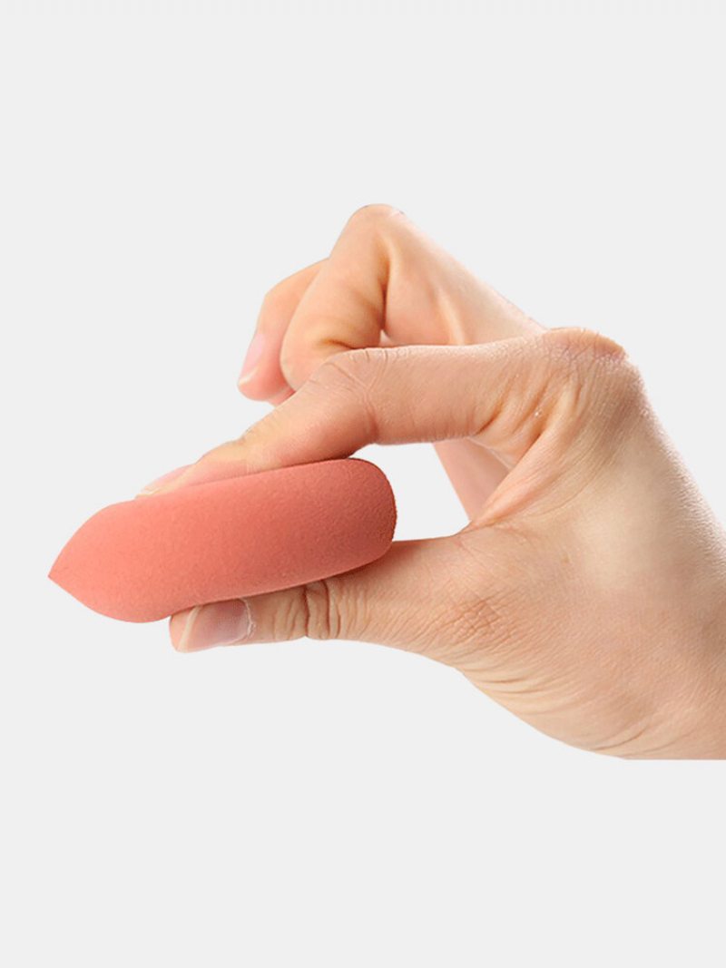 10 Ks Mini Make-up Puff Mokré-suché Dvojúčelové Tekvicové Vankúšiky Sponge Beauty Eggs