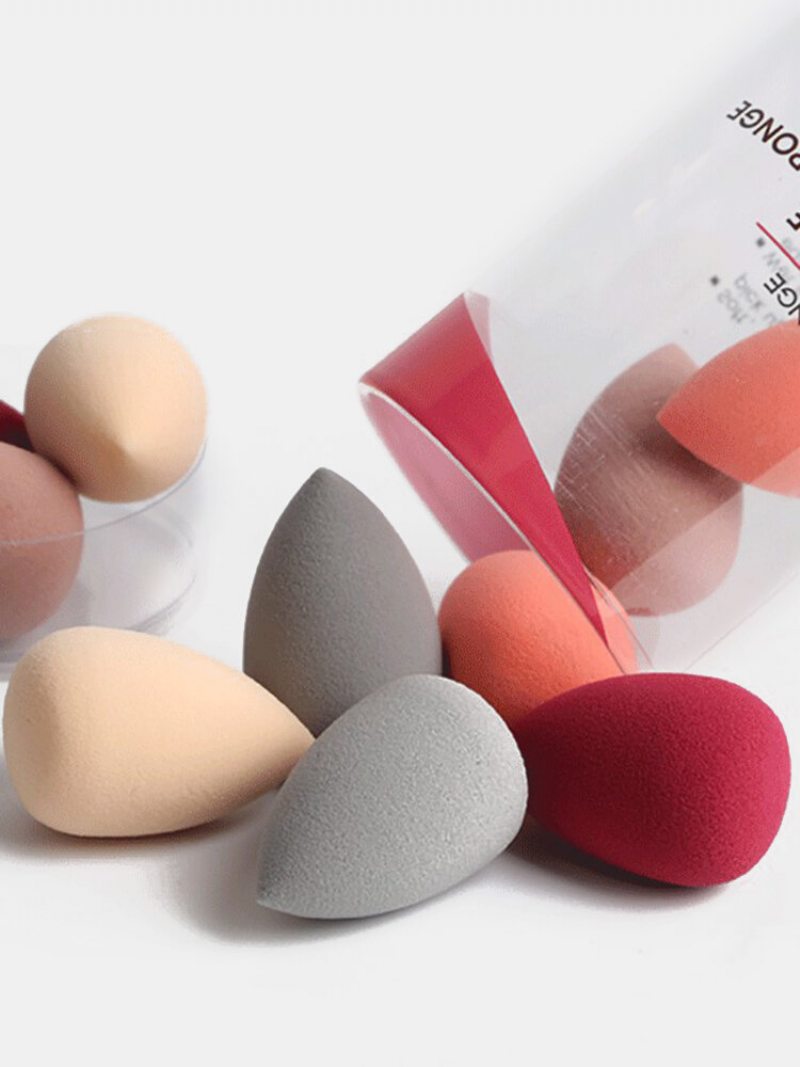 10 Ks Mini Make-up Puff Mokré-suché Dvojúčelové Tekvicové Vankúšiky Sponge Beauty Eggs