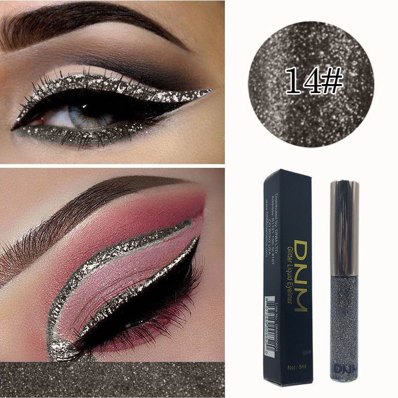 16 Farieb Lesklé Perleťové Tekuté Pero Na Očné Linky Kovové Flitre Diamantové Na Očný Make-up