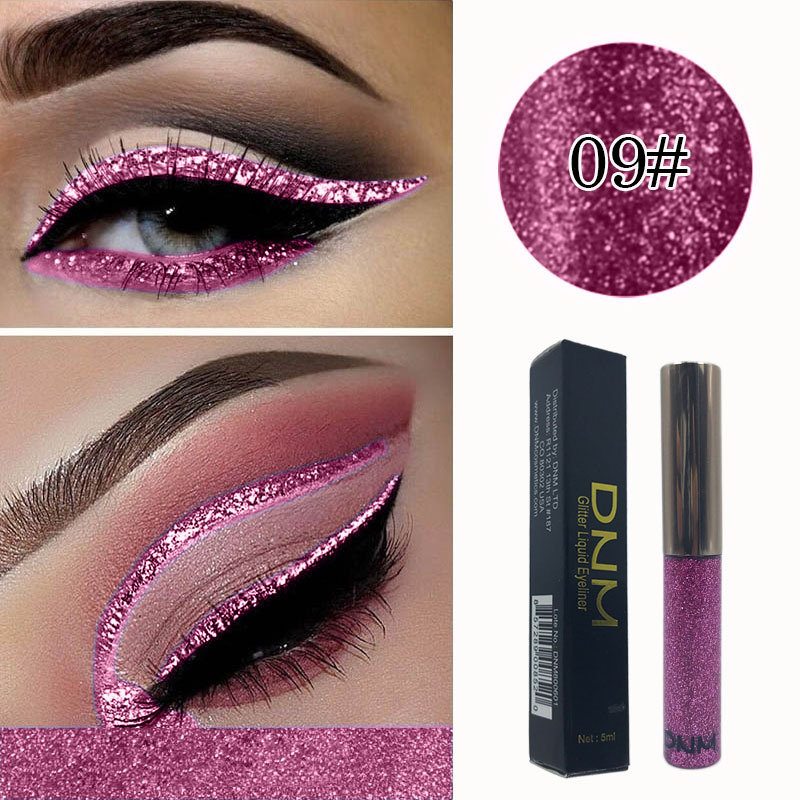 16 Farieb Lesklé Perleťové Tekuté Pero Na Očné Linky Kovové Flitre Diamantové Na Očný Make-up