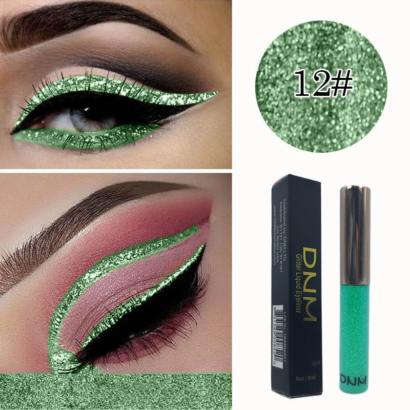 16 Farieb Lesklé Perleťové Tekuté Pero Na Očné Linky Kovové Flitre Diamantové Na Očný Make-up