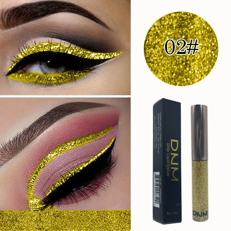 16 Farieb Lesklé Perleťové Tekuté Pero Na Očné Linky Kovové Flitre Diamantové Na Očný Make-up