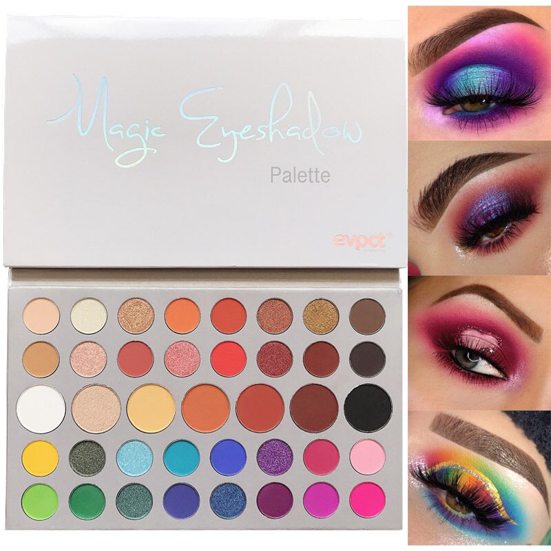 39 Farebných Očných Tieňov Pearlescent Earth Color Shimmer Paleta Nature Smoky Matte Pallete Glitter Eye Makeup