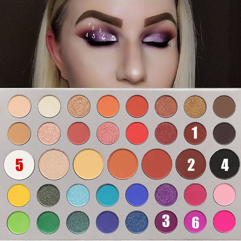 39 Farebných Očných Tieňov Pearlescent Earth Color Shimmer Paleta Nature Smoky Matte Pallete Glitter Eye Makeup