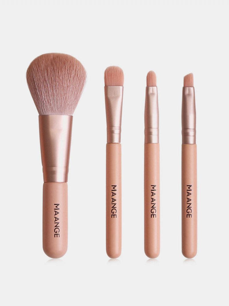 4ks/súprava Mini Štetca Na Make-up Súprava Na Očné Tiene Štetec Na Pery Na Obočie Na Lícenku Na Beauty Tool