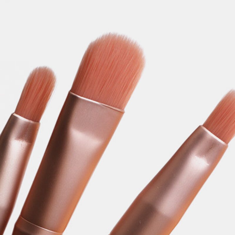 4ks/súprava Mini Štetca Na Make-up Súprava Na Očné Tiene Štetec Na Pery Na Obočie Na Lícenku Na Beauty Tool